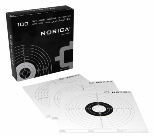 Norica Paper Targets 14x14cm (100pieces)